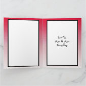 Joyeuse Saint-Valentin Carte Photo Black Ombre (Intérieur)