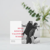 Joyeuse Saint-Valentin | Carte postale photo (Debout devant)