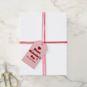 Joyeuse Saint-Valentin Cœurs Joli Étiquette Cadeau (Avec de la ficelle)