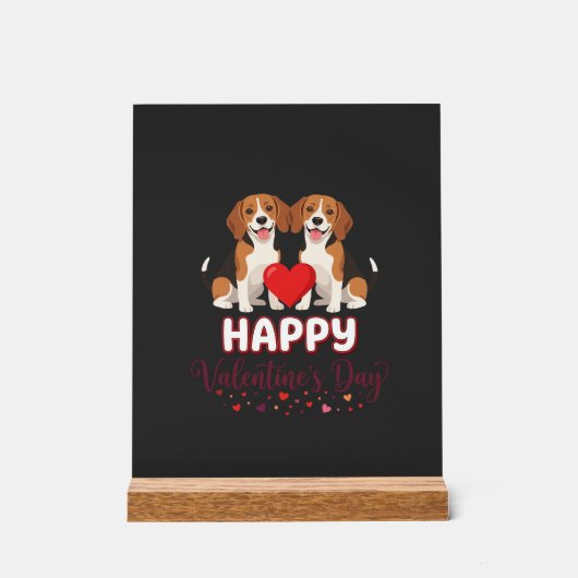 Joyeuse Saint-Valentin Couple Beagle (Recto)