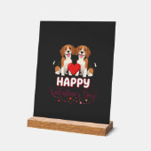 Joyeuse Saint-Valentin Couple Beagle (Angle)