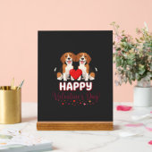 Joyeuse Saint-Valentin Couple Beagle (Mariage)