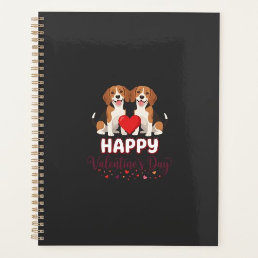 Joyeuse Saint-Valentin Couple Beagle (Devant)