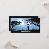 Joyeuse Saint-Valentin Couple carte plate (Devant/Arrière en situation)