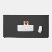 Joyeuse Saint-Valentin Couple de Beagles (Clavier et souris)