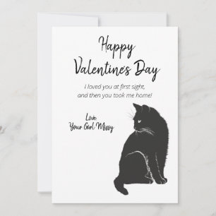 Joyeuse Saint-Valentin de la part de la carte de v