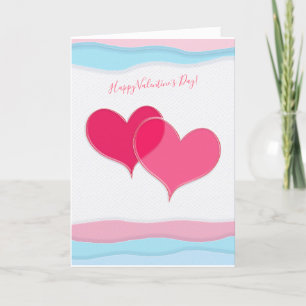 Joyeuse Saint-Valentin Élégante Carte de Vœux