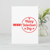 Joyeuse Saint-Valentin Invitation d'amour (Debout devant)