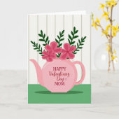 Joyeuse Saint-Valentin Maman Carte Fleur (Fleur jaune)