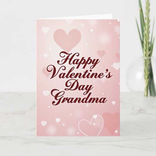 Joyeuse Saint-Valentin Mamie Carte d'amour (Devant)