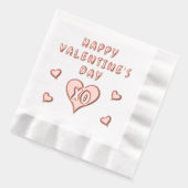 Joyeuse Saint-Valentin Motif de cœurs (Gauche)