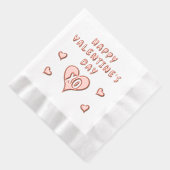 Joyeuse Saint-Valentin Motif de cœurs (Droite)