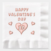 Joyeuse Saint-Valentin Motif de cœurs (Recto)