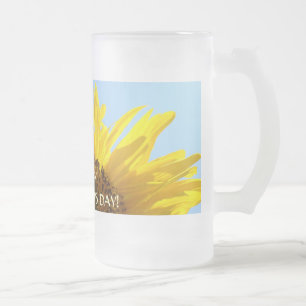 Joyeuse Saint-Valentin ! Mug en verre givré cadeau