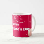 Joyeuse Saint-Valentin Mug Tasse Coeur Mignon (Devant droit)
