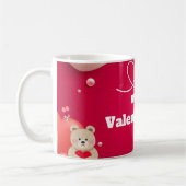 Joyeuse Saint-Valentin Mug Tasse Coeur Mignon (Gauche)