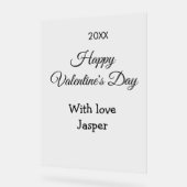 Joyeuse Saint-Valentin nom amour simple année styl (Angle)