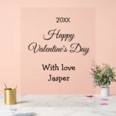 Joyeuse Saint-Valentin nom amour simple année styl (Mariage)