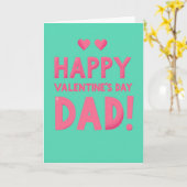 Joyeuse Saint-Valentin Papa Carte d'Amour (Fleur jaune)