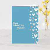 Joyeuse Saint-Valentin Petit-Fils Carte de Coeur (Fleur jaune)