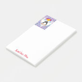 Joyeuse Saint-Valentin Pingouin Note de post-it (Incliné)