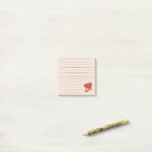 Joyeuse Saint Valentin Post-it Notes (Sur un bureau)