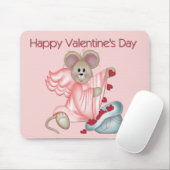 Joyeuse Saint-Valentin Souris avec coeurs Tapis de (Avec souris)