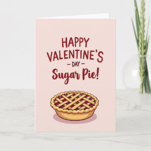 Joyeuse Saint-Valentin Sugar Pie Carte