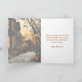 Joyeuse Saison Effrayante Confortable Carte de Bon (Intérieur)