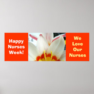 Joyeuse Semaine des Infirmières ! affiche Nous aim