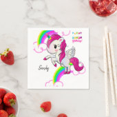 Joyeuse serviettes en papier d'anniversaire, licor (En situation)