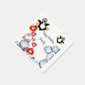 Joyeuse serviettes en papier d'anniversaire, pingo (Coin)