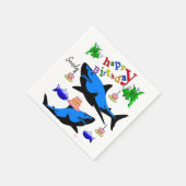 Joyeuse serviettes en papier d'anniversaire, requi (Coin)