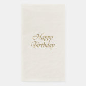 Joyeuse serviettes en papier d'anniversaire, servi (Devant)