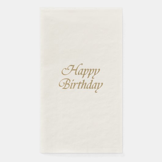 Joyeuse serviettes en papier d'anniversaire, servi (Devant)