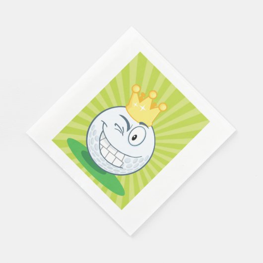 Joyeuse serviettes en papier de balle de golf (Coin)