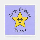 Joyeuse serviettes en papier pour l'anniversaire d (Devant)