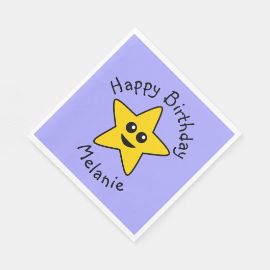 Joyeuse serviettes en papier pour l'anniversaire d (Coin)