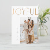 Joyeuse + Simple carte de Noël Modèle (Debout devant)