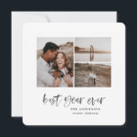 Joyeuse simple élégante carte de noël multi photo<br><div class="desc">fêtez les fêtes avec cette belle carte multi photo de noël. Avec un design élégant, propre et éditable collage photo, il a une sensation élégante, moderne, minimale. tous les détails peuvent être édités pour vos détails personnels, y compris le nom de famille, les photos et l'année pour le rendre spécial....</div>