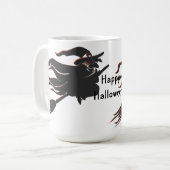 Joyeuse sorcière Halloween Mug (Devant gauche)