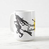 Joyeuse sorcière Halloween Mug (Devant gauche)