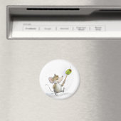 Joyeuse souris Moe avec aimant Olive (In Situ (Lave-vaisselle))