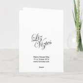 Joyeuse souris Moe avec carte Olive (Dos)