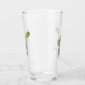 Joyeuse souris Moe avec Coupe en verre d'olive (Droite)