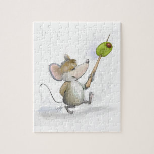 Joyeuse souris Moe avec Olive Puzzle