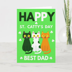 Joyeuse St Catty's Day Meilleure Carte Papa