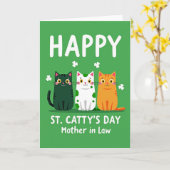 Joyeuse St Cattys Day Mère Carte (Fleur jaune)