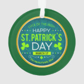 Joyeuse St. Patrick, "Chance des Irlandais" (dos)