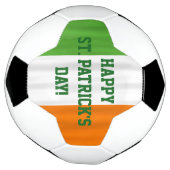 Joyeuse St. Patrick's Day Irish Flag Soccer Ball (Tourné)